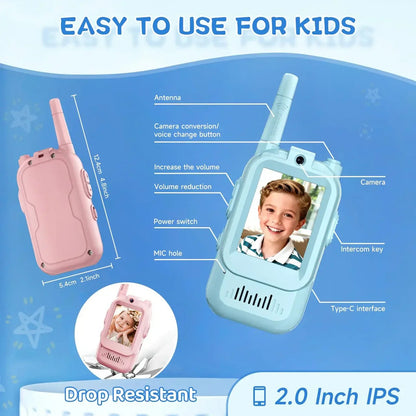 Kids Walkie-Talkie Camera (Single Unit)