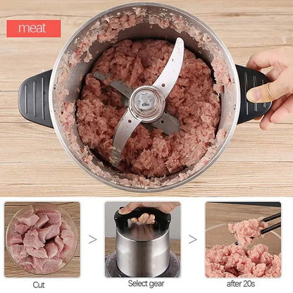 STAINLESS STEEL FOOD CHOPPER ( 3L )